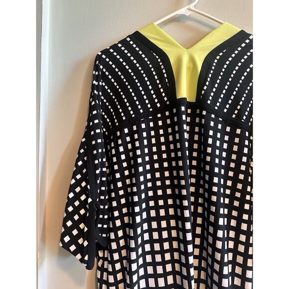 Joseph Ribkoff Open Front Short Sleeve Kimono Cardigan Coverup Size 14 - Picture 7 of 11